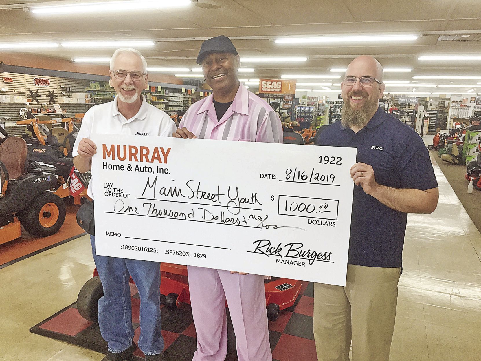 Murray Home and Auto assists youth center
